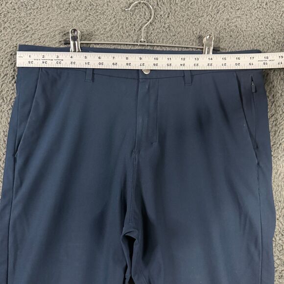Lululemon Pants Mens 34x31 Blue Commission Slim Fit Stretch Chino Casual - Picture 11 of 16